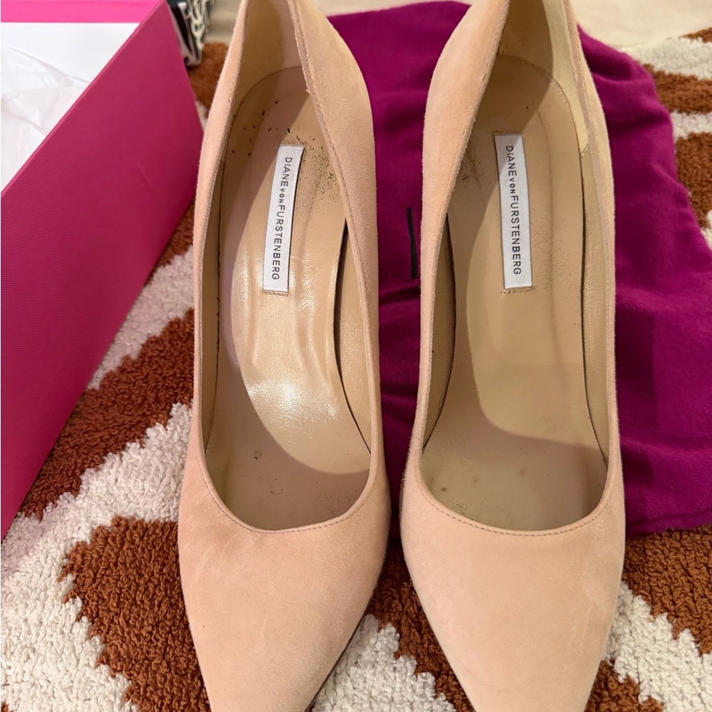 Diane Von Furstenberg Nude Heels